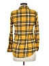 Derek Heart Plaid Yellow Long Sleeve Button-Down Shirt Size M - photo 2