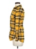 Derek Heart Plaid Yellow Long Sleeve Button-Down Shirt Size M - photo 5