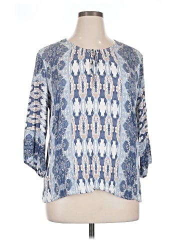 Tribal Jeans 3/4 Sleeve Blouse (view 1)