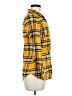 Derek Heart Plaid Yellow Long Sleeve Button-Down Shirt Size M - photo 4