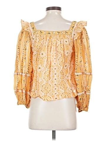 Free People 3/4 Sleeve Blouse (view 2)