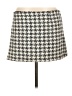 MNG Houndstooth Gray Casual Skirt Size L - photo 2