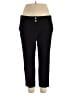Anne Klein Solid Black Casual Pants Size 16 - photo 1