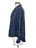 Frank & Eileen Plaid Blue 3/4 Sleeve Button-Down Shirt Size S - photo 5