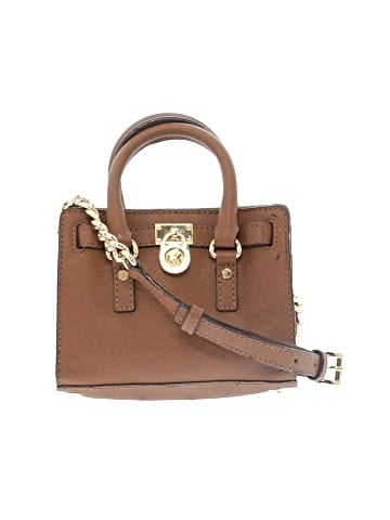 MICHAEL Michael Kors Leather Satchel (view 1)