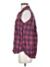 Frank & Eileen 100% Linen Plaid Red Sleeveless Button-Down Shirt Size XS - photo 5