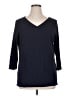 Chico's Blue 3/4 Sleeve Top Size XL - photo 1