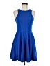Lush Solid Blue Cocktail Dress Size M - photo 1