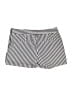 Express 100% Polyester Stripes Silver Shorts Size 4 - photo 2