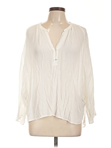 Wrap Long Sleeve Blouse (view 1)