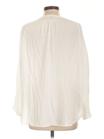 Wrap Long Sleeve Blouse (view 2)
