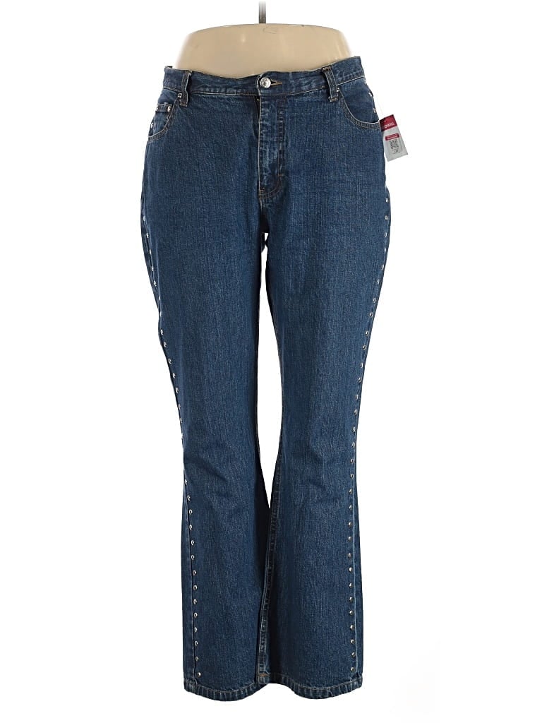 Pre-owned Moda International Jeans In Blue