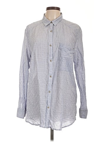 Free People Long Sleeve Button-Down Shirt (view 1)