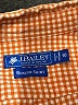 J. Bailey Checkered-gingham Orange Long Sleeve Button-Down Shirt Size 10 - photo 3