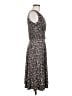 DressBarn Paisley Gray Cocktail Dress Size 8 - photo 4