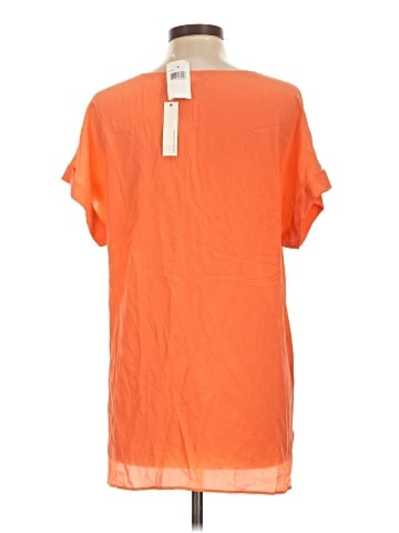 Lavender Brown Short Sleeve Top (view 2)