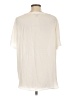 Banana Republic 100% Polyester Ivory Short Sleeve Blouse Size L - photo 2