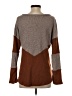 Lovely Melody Color Block Brown Pullover Sweater Size S - photo 2