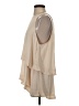 Free People 100% Polyester Tan Sleeveless Blouse Size S - photo 5