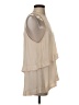 Free People 100% Polyester Tan Sleeveless Blouse Size S - photo 4