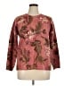 Soft Surroundings Floral Burgundy Pullover Sweater Size XL (petite) - photo 1