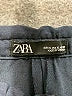 Zara 100% Polyester Solid Black Casual Pants Size XL - photo 4