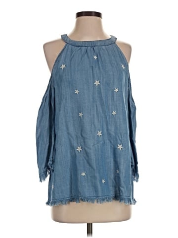 Skies Are Blue Sleeveless Blouse (view 1)