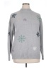Coldwater Creek 100% Acrylic Stars Gray Pullover Sweater Size XL - photo 1