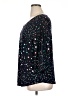 Evri Stars Black 3/4 Sleeve Top Size 0X - photo 5