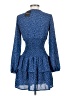 Forever 21 100% Polyester Polka Dots Blue Casual Dress Size S - photo 2