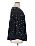 Evri Stars Black 3/4 Sleeve Top Size 0X - photo 4