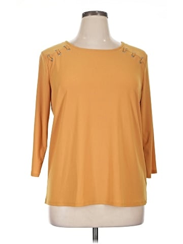 Jaclyn Smith 3/4 Sleeve Top (view 1)