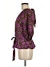 Aligne 100% Viscose Purple 3/4 Sleeve Blouse Size EU 40 / US 10 - photo 5