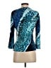 St. John Blue 3/4 Sleeve Top Size S - photo 2