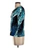 St. John Blue 3/4 Sleeve Top Size S - photo 5