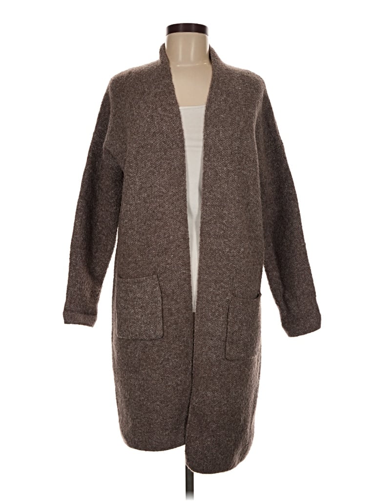 Pre-owned Re:named Cardigan Sweater In Brown