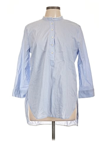 Ann Taylor 3/4 Sleeve Button-Down Shirt (view 1)