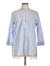 Ann Taylor Blue 3/4 Sleeve Button-Down Shirt Size L - photo 1