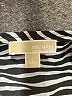 MICHAEL Michael Kors 100% Polyester Animal Print Black Short Sleeve Blouse Size L - photo 7