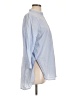 Ann Taylor Blue 3/4 Sleeve Button-Down Shirt Size L - photo 4