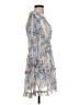 Unbranded Paisley Blue Cocktail Dress Size S - photo 4
