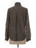 Rag & Bone Houndstooth Brown Long Sleeve Silk Top Size XXS - photo 2