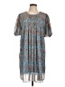 Sachin + Babi 100% Polyester Paisley Blue Casual Dress Size 10 - photo 1