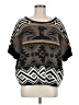 Love By Design 100% Acrylic Black Poncho Size M - photo 1