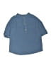Snapper Rock 100% Cotton Blue 3/4 Sleeve Button-Down Shirt Size 5-6 - photo 1