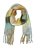 2 Chic 100% Polyester Yellow Blue Scarf One size - photo 1