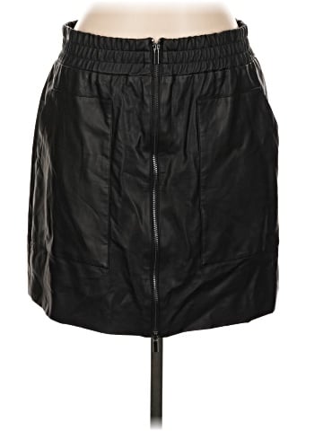 French Connection Faux Leather Skirt (view 1)