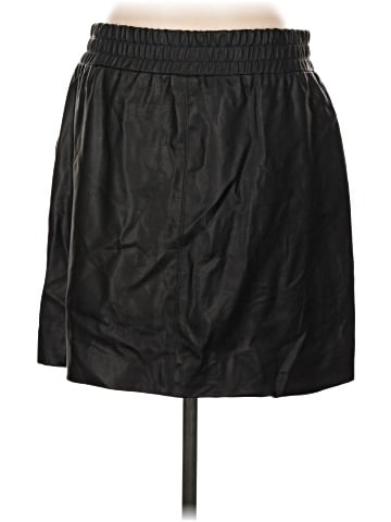 French Connection Faux Leather Skirt (view 2)