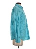J.Crew 100% Cotton Polka Dots Teal Long Sleeve Blouse Size 4 - photo 4