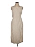 J. McLaughlin Solid Tan Casual Dress Size M - photo 1